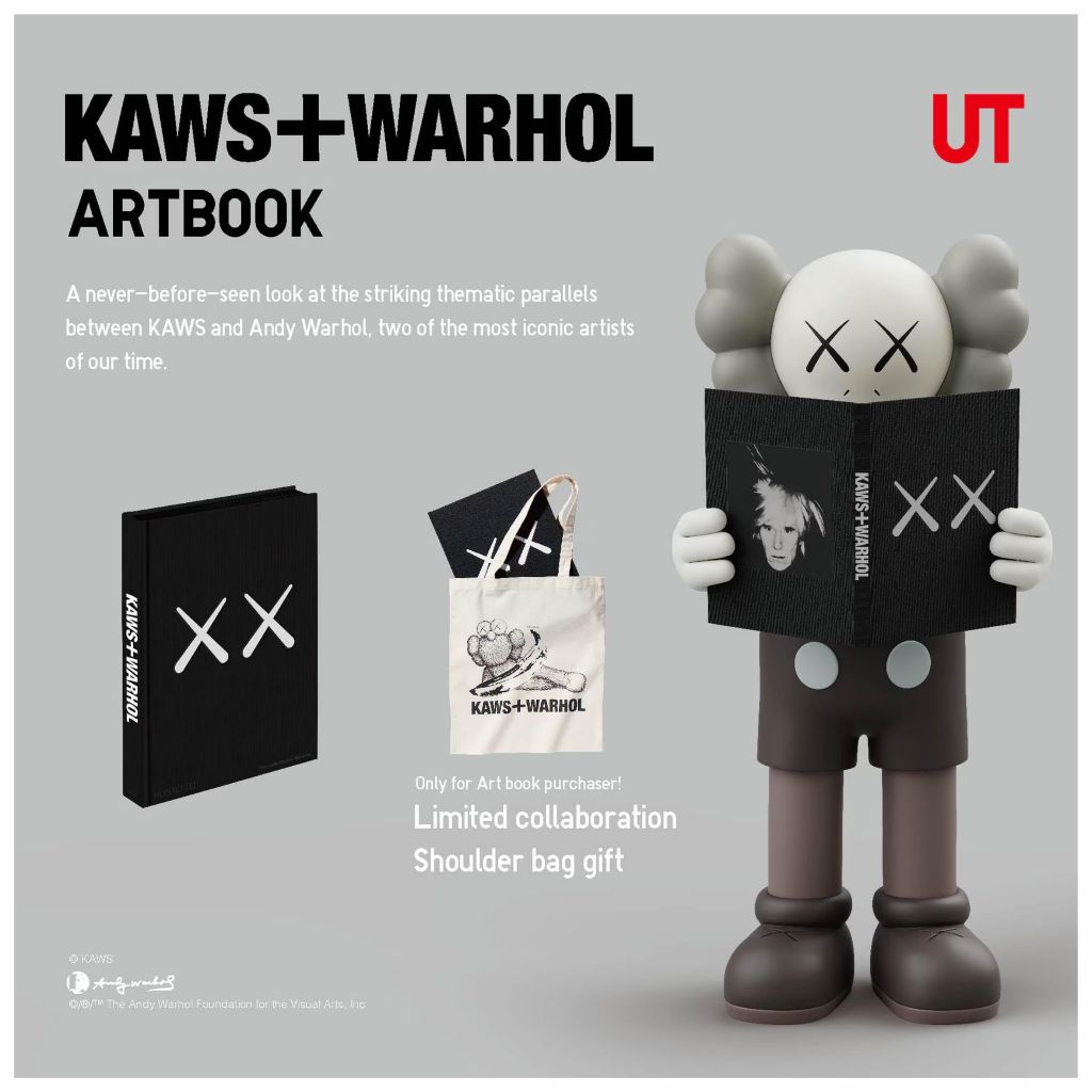 Jual UNIQLO Kaws + Warhol Art Book Tote Bag Buku Seni Limited