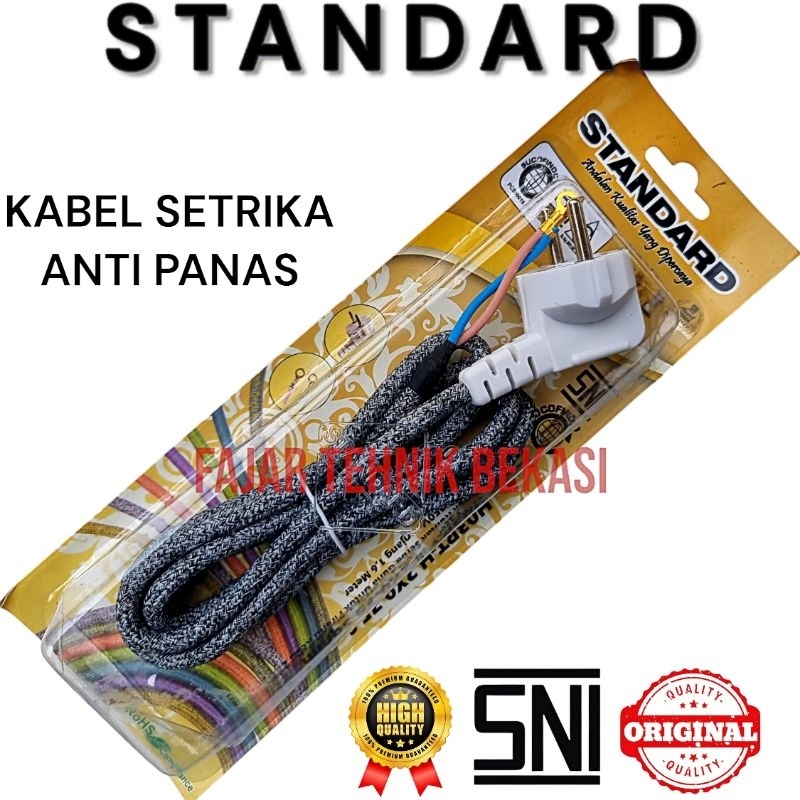 Jual KABEL SETRIKA STRIKA SETRIKAAN GOSOKAN STANDARD SNI ORIGINAL ...