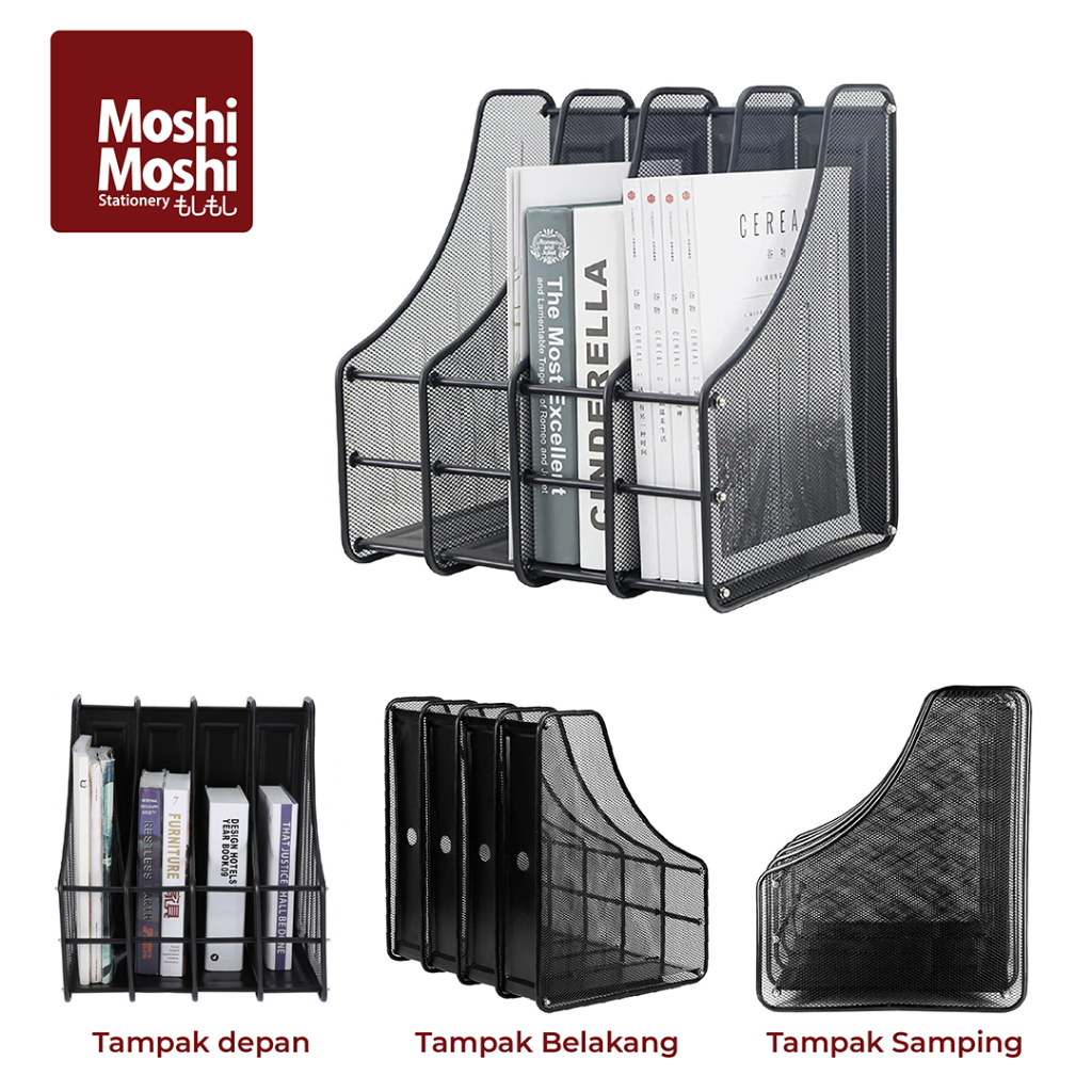 Jual File Box Foldable Steel 4 Layer Rak Penyimpanan Dokumen 4 Sekat ...