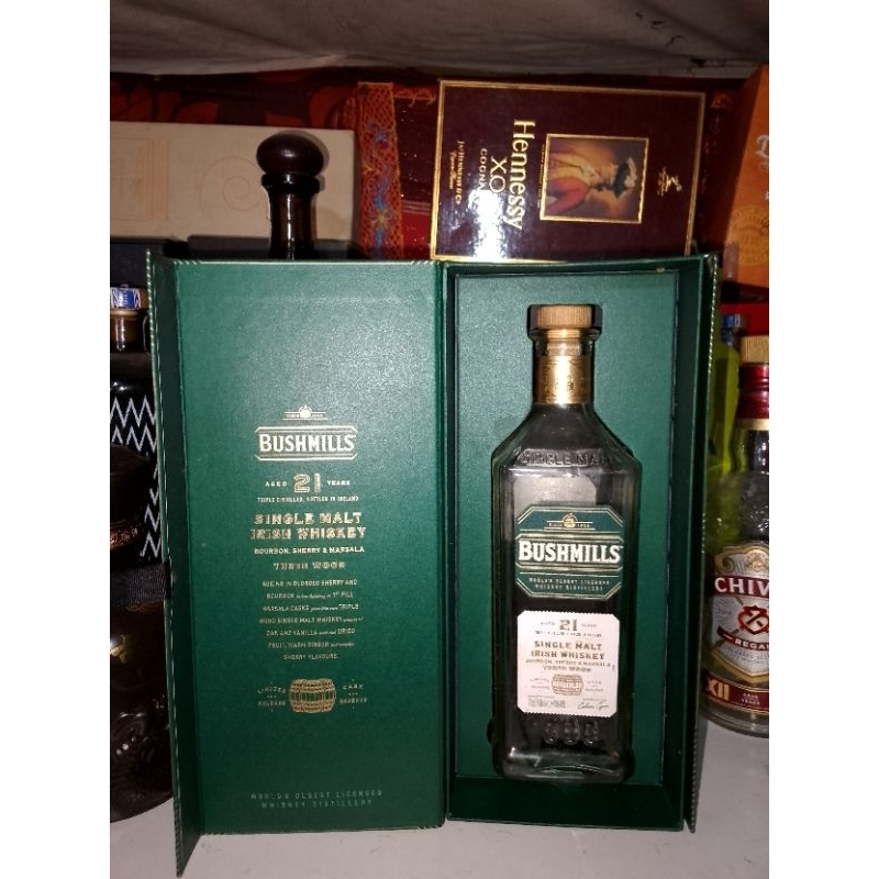 Jual botol bekas minuman import busmil+dus untuk hiasan | Shopee Indonesia