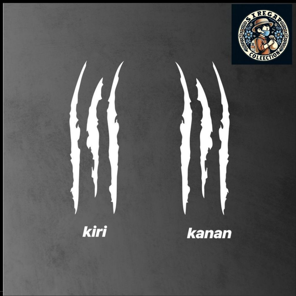 Jual Sticker Cakar Cutting Stiker Monster Stiker Racing Sepeda Motor ...