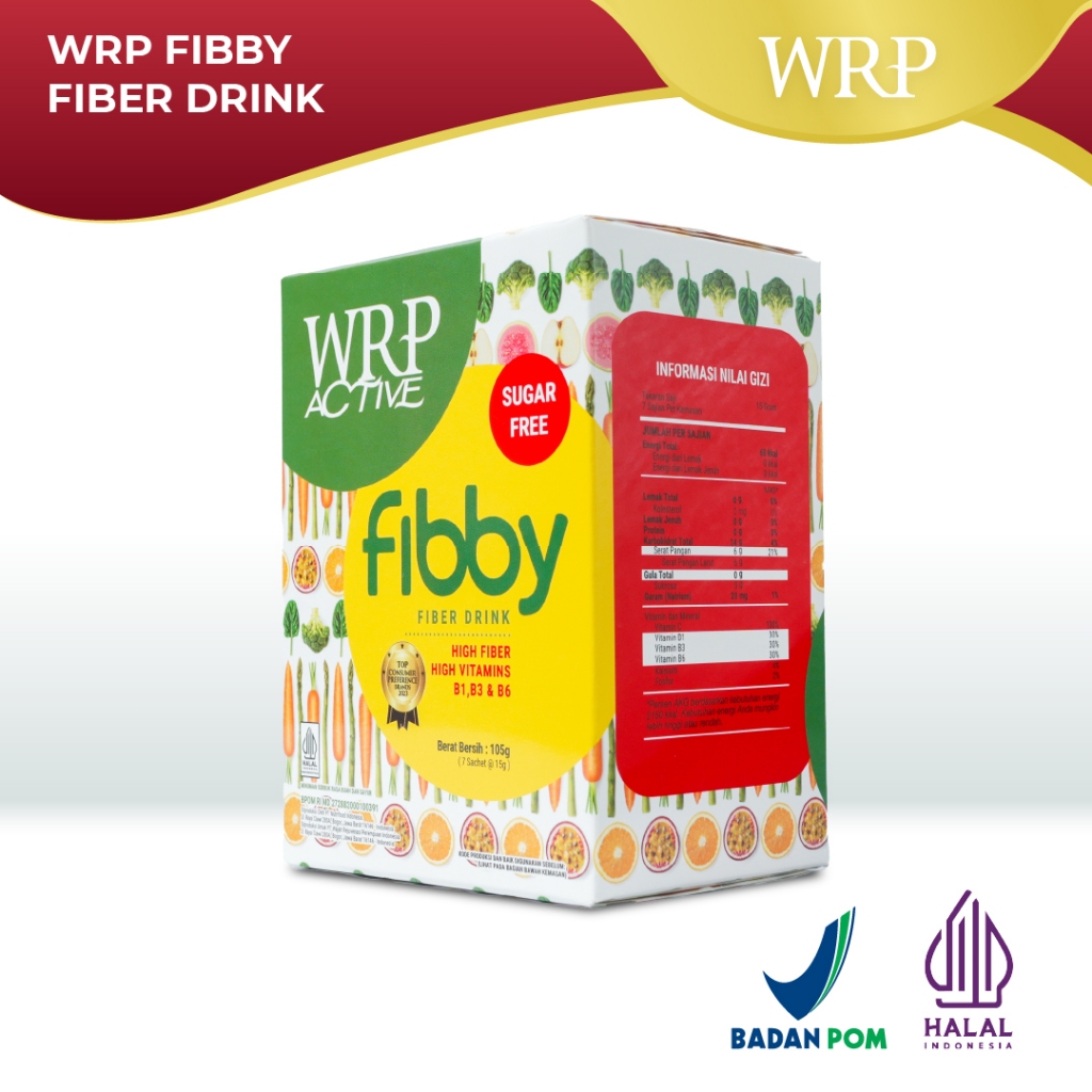 Jual WRP Active Fibby Fiber Drink 105G - Flash Sale | Shopee Indonesia