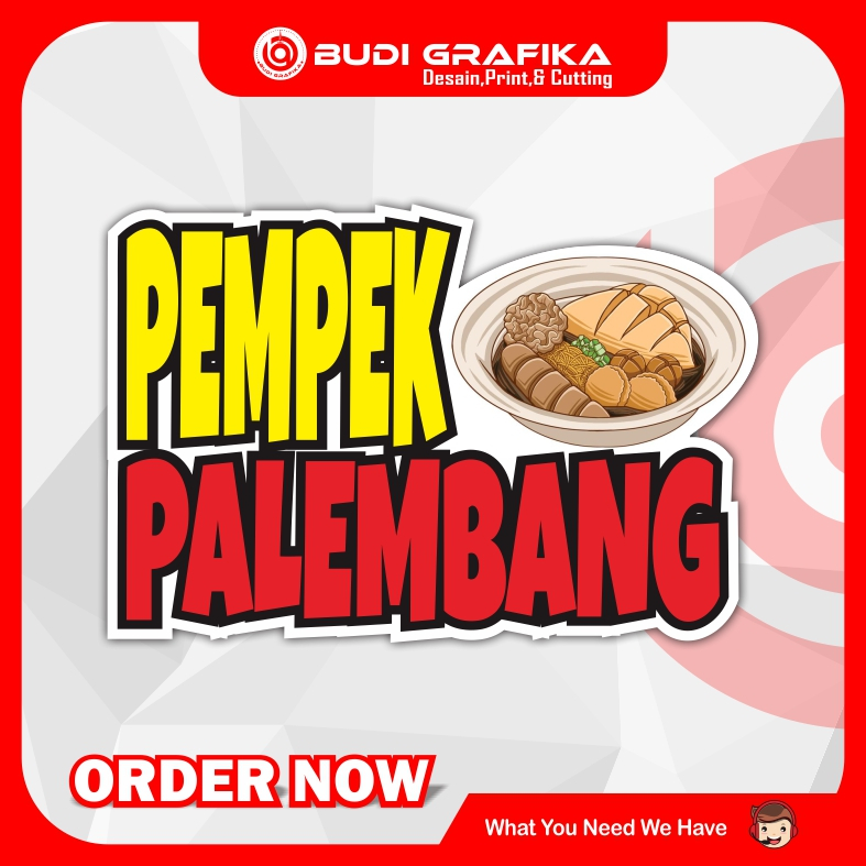 Jual Sticker Gerobak Sticker Etalase Sticker Nama Usaha Sticker Pempek ...