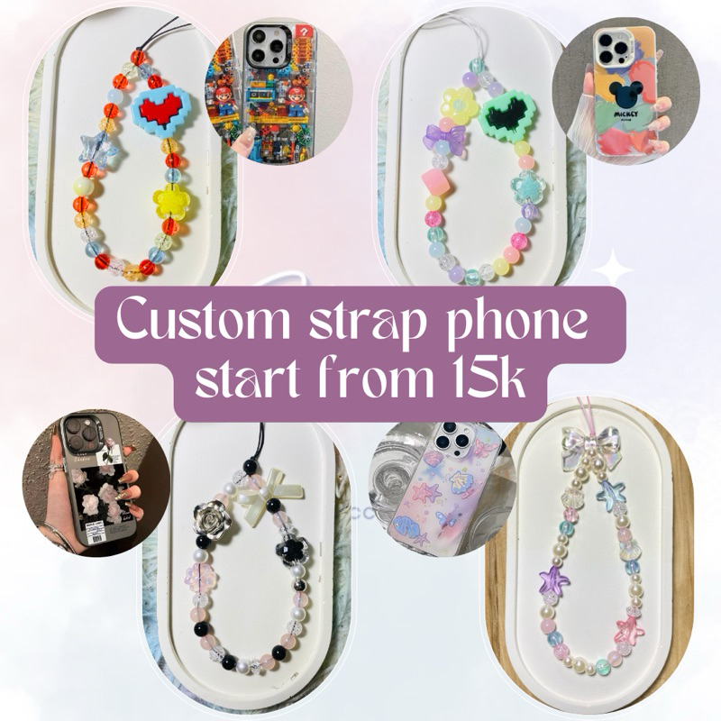 Jual Custom Strap phone start from 15k!! | Shopee Indonesia