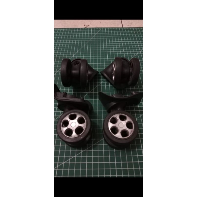 Jual Roda koper Double wheel 1set 4 pcs | Shopee Indonesia