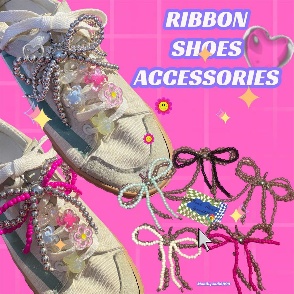 Jual RIBBON SHOES ACCESSORIES / RIBBON SHOES CHARM (TERMURAH) | Shopee ...