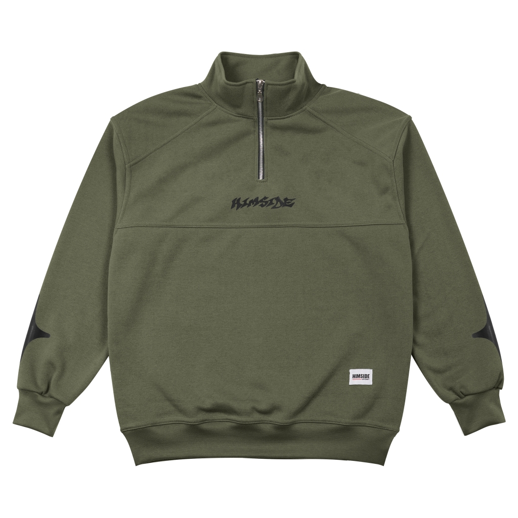 Jual Himside - Starside Olive Halfzip | Shopee Indonesia