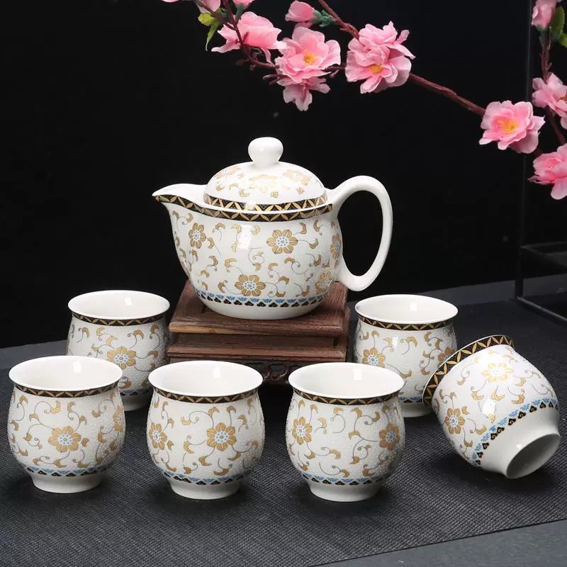 Jual Tea Pot Set Gift Box Set Chinese Tea Set Hampers Hadiah Kado ...