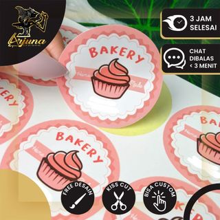 Jual SBC 2-7 CETAK STIKER CROMO/LABEL BULAT LABEL NAMA LABEL MAKANAN ...