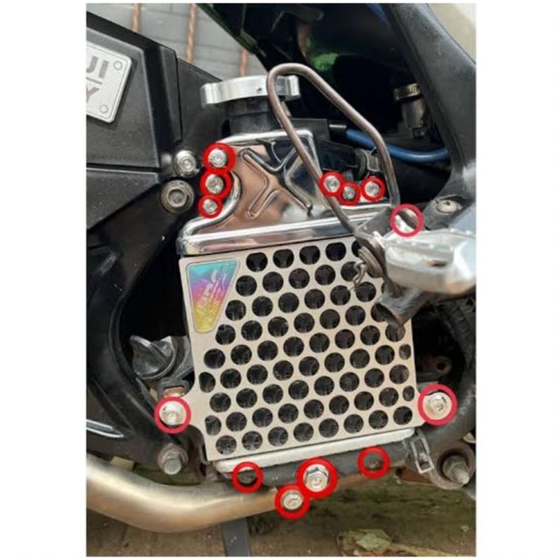 Jual Baut Set Radiator Vario 125/150 old new kzr 2 kunci (13pcs ...