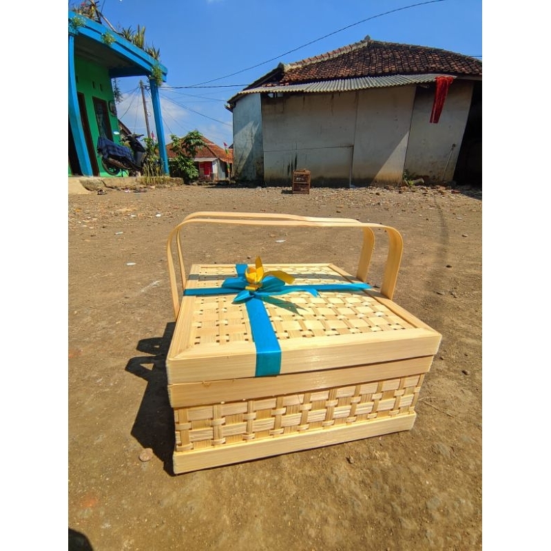 Jual HAMPERS/PARCEL RANTANG KOTAK UK 25CM | Shopee Indonesia