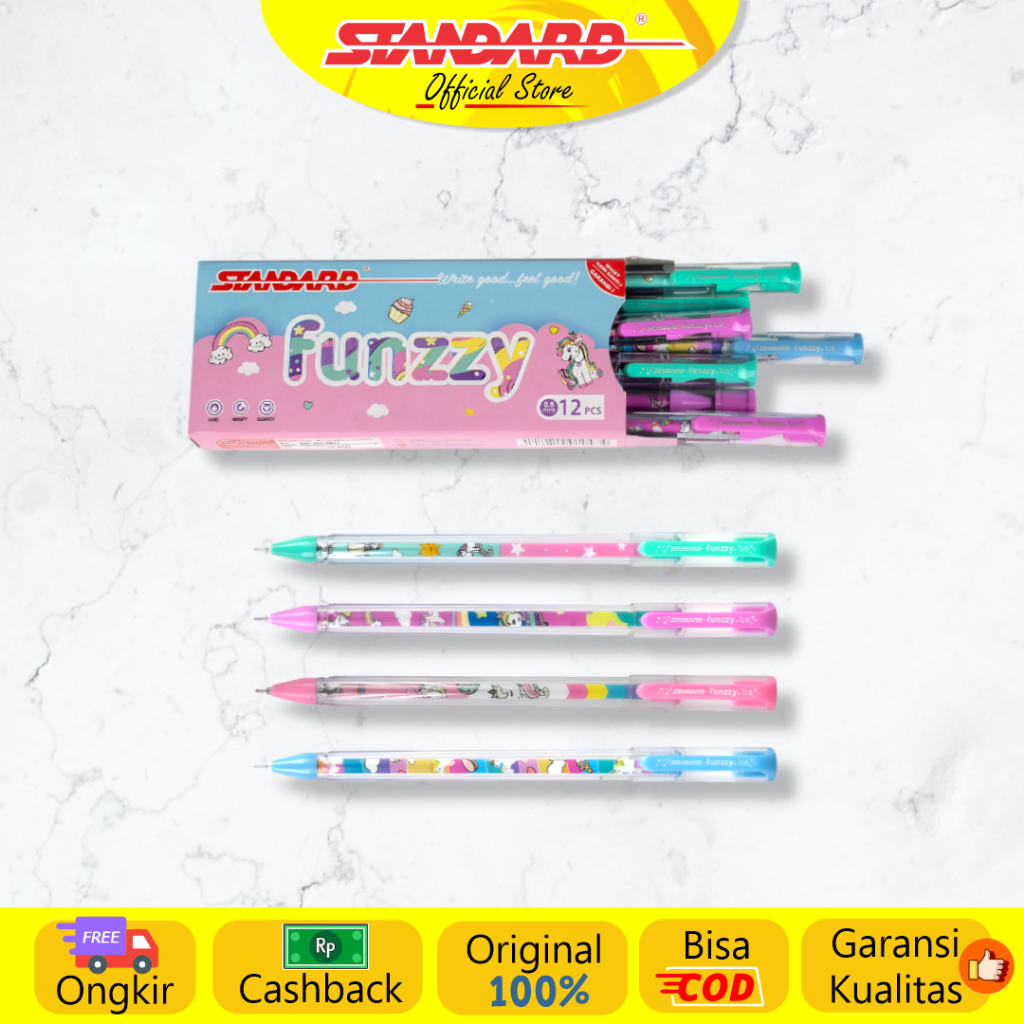 Jual Standard - Pulpen Funzzy 0.5 ( Alat Tulis / Pen / Ballpoint / Pena ...