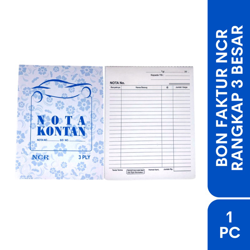 Jual BON FAKTUR RANGKAP 3 BESAR PERLUSIN (12 PCS) | Shopee Indonesia