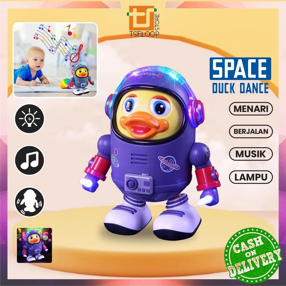 Viral Mainan Robot Bebek Astronot Musik Lampu