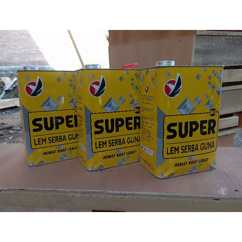 Jual lem kuning rajawali super/lem serbaguna [lem rajawali super] 2,5kg ...