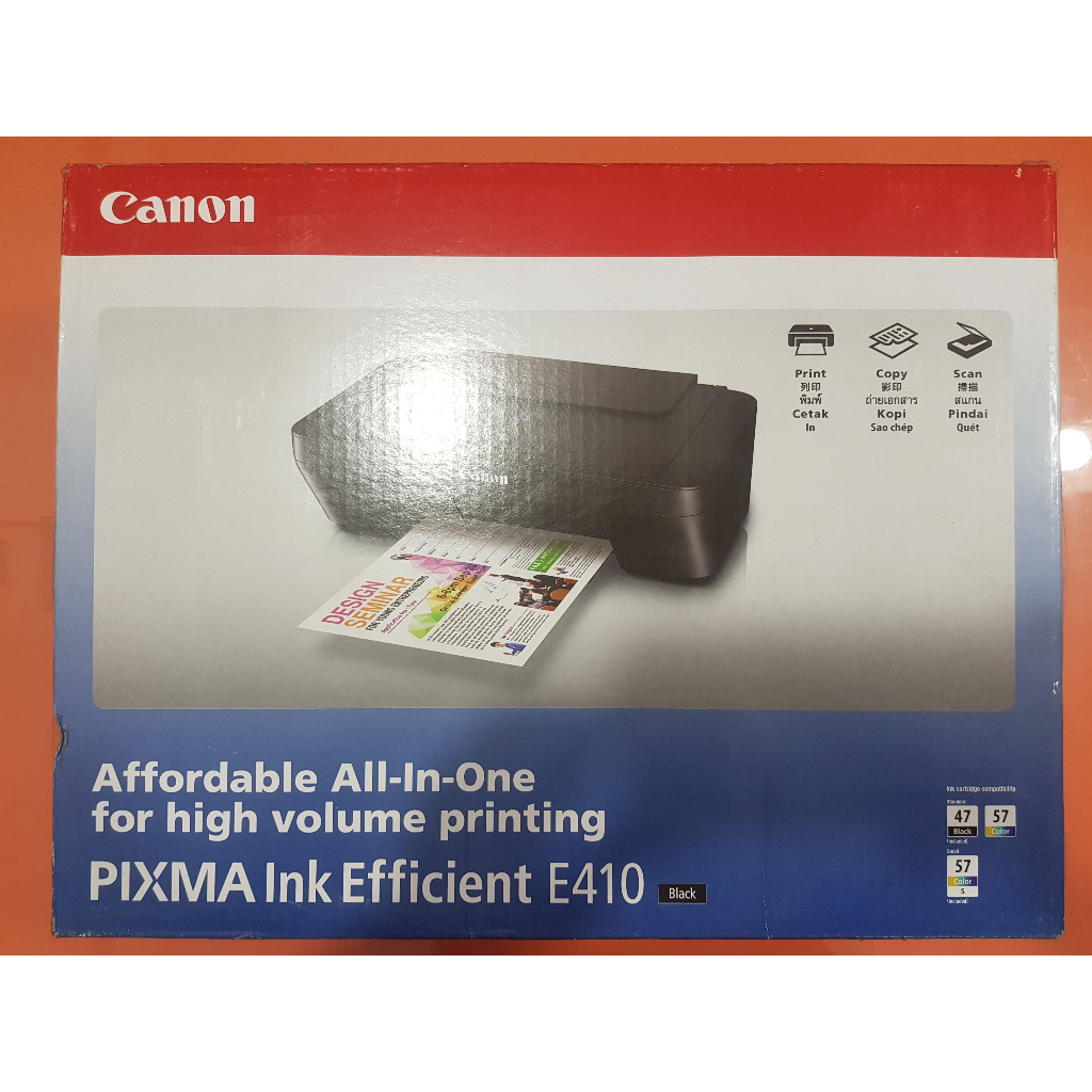 Jual Printer CANON Pixma E410 Baru Ink Efficient Multifunction Inkjet ...