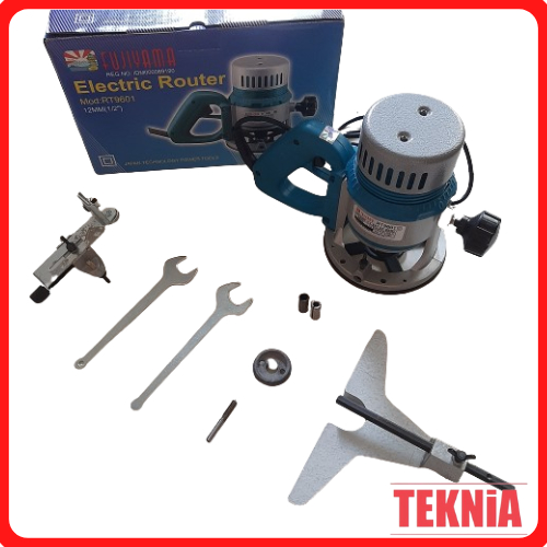 Jual Mesin Router Profil Kayu 12mm Fujiyama -Mesin Electric Router Mod ...