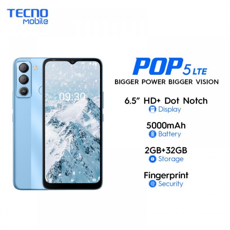 Jual Tecno POP 5 LTE 2/32GB - Garansi Resmi | Shopee Indonesia