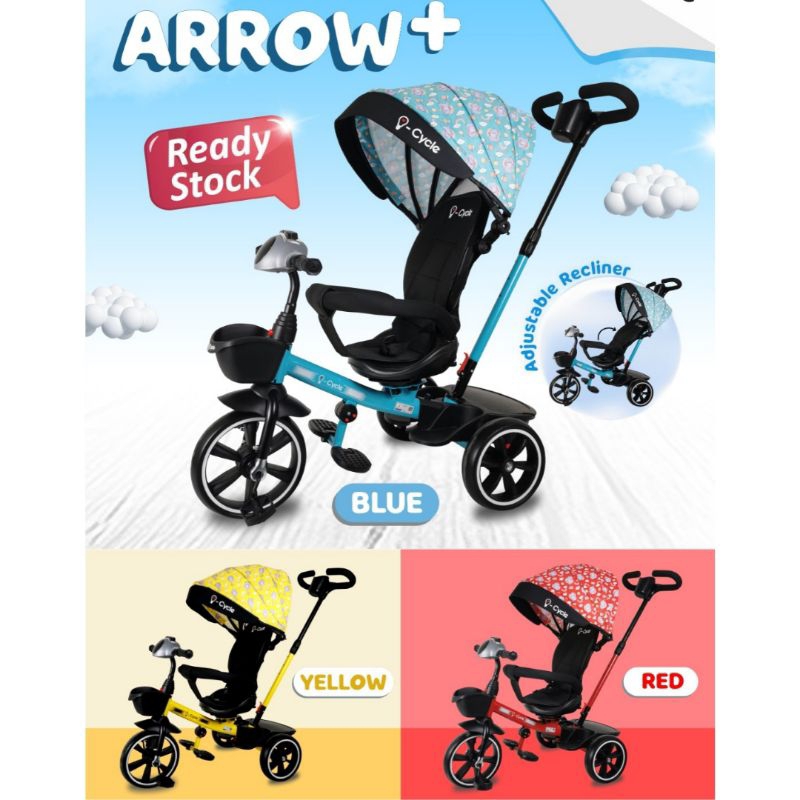 Jual Sepeda Anak I-Cycle ARROW+ Sepeda Roda Tiga Tricycle Sepeda Dorong ...