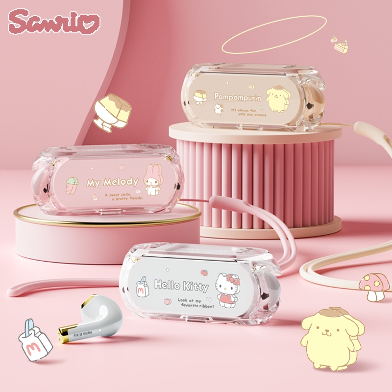 Sanrio YP-72 Bluetooth Headset V5.4 Music Earphone Bluetooth MINI Earbuds with Mic for Android IOS PC