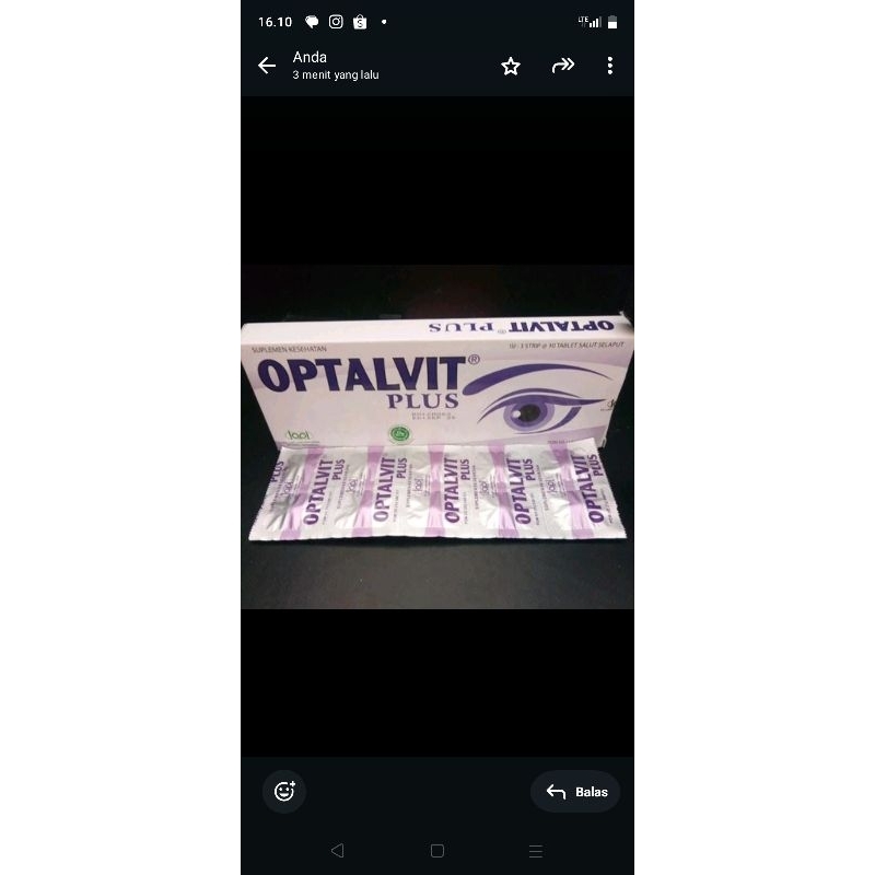 Jual optalvit plus suplemen kesehatan mata | Shopee Indonesia
