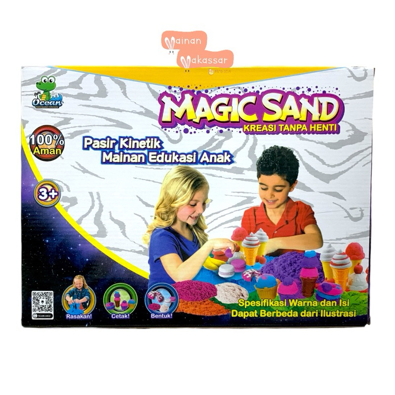 Jual MAINAN PASIR MAGIC SAND OCT 9004 | Shopee Indonesia