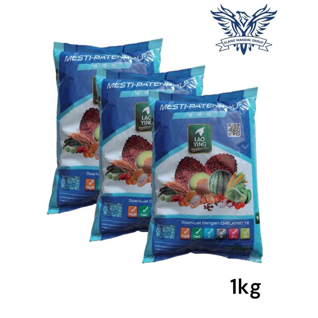 Pupuk NPk 16-16-16 Laoying 1 kg