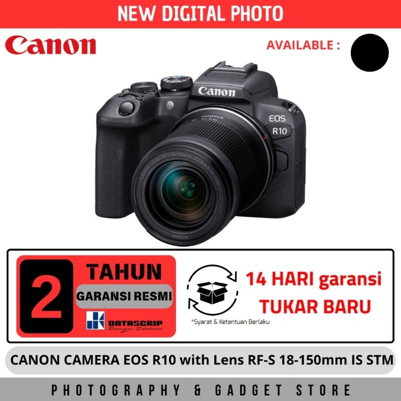 Jual Canon EOS R10 with Lens RF-S 18-150mm IS STM Mirrorless Camera ...