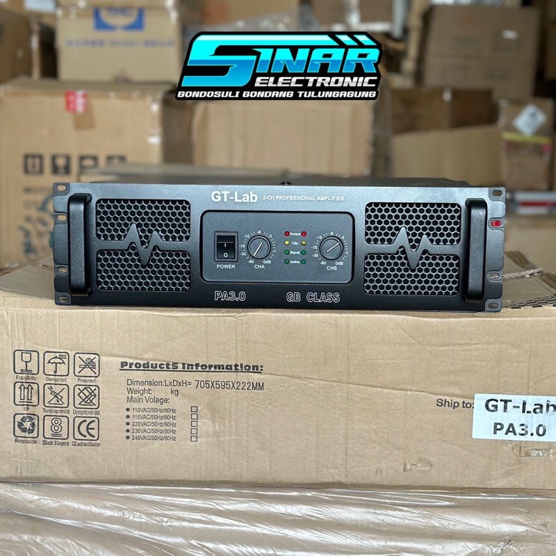 Jual POWER GT-LAB PA 3.0 l PA3.0 GB Class Original | Shopee Indonesia