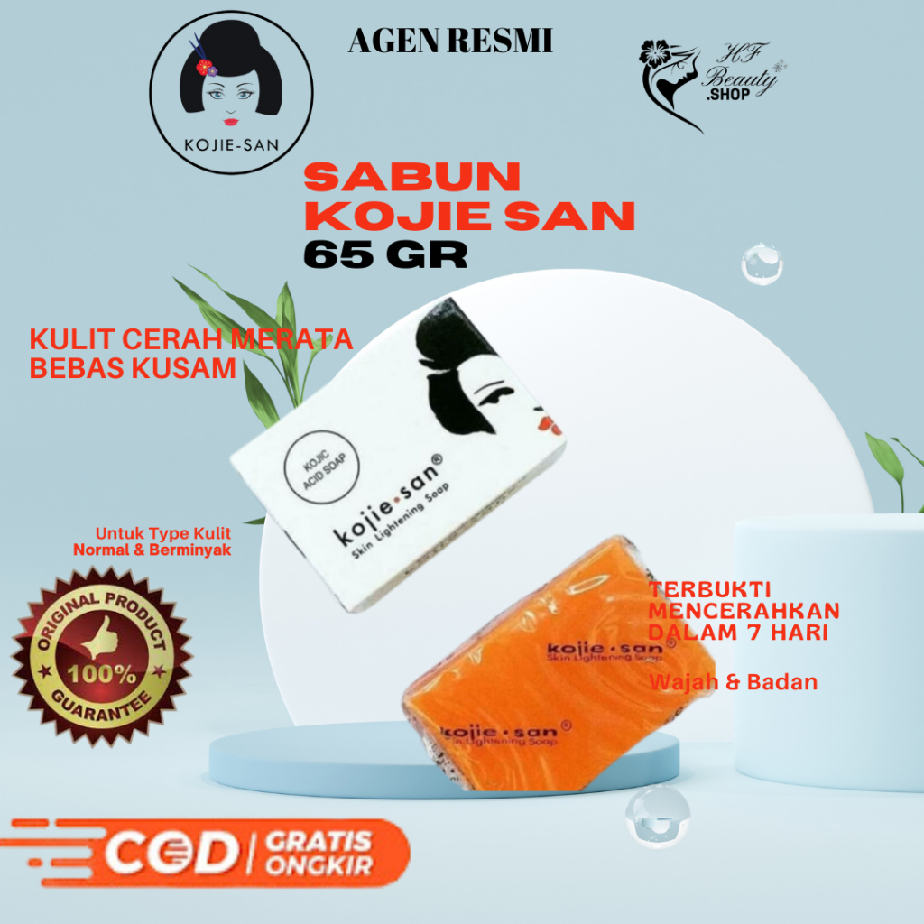 Kojiesan Skin Lightening Soap / Kojie San Soap / Sabun Pemutih