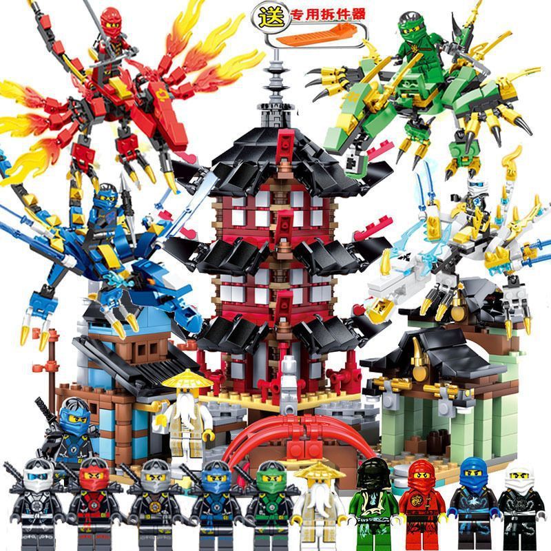 Jual Upgrade 【Ready Stock COD】 Mainan Balok susun bricks blocks dragon ...