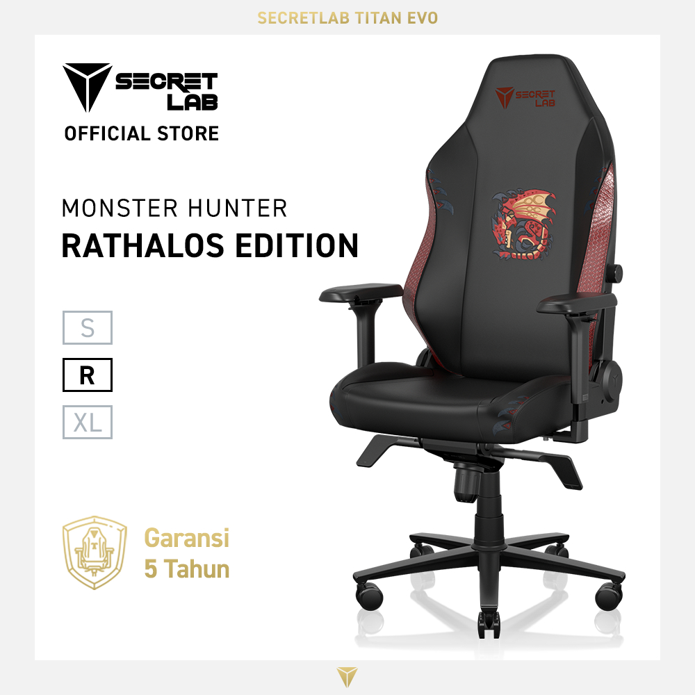 Jual Secretlab TITAN Evo Monster Hunter Rathalos Edition Shopee Indonesia