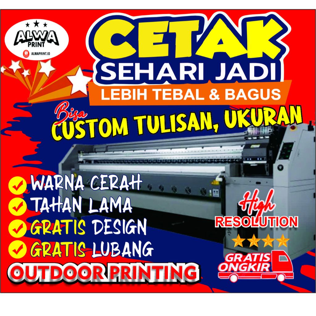 Jual SPANDUK BANNER BALIGO MURAH CEPAT CETAK DESAIN GRATIS COD BALIHO ...