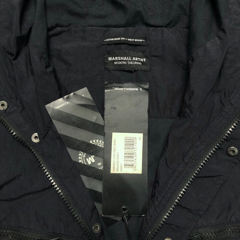 Marshall artist garment dyed field jacket navy sale