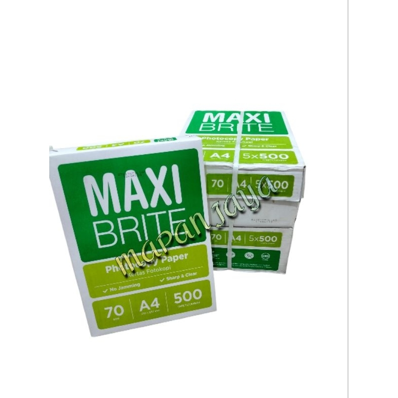 Jual KERTAS HVS/FOTO COPY A4 MAXI Brite | Shopee Indonesia