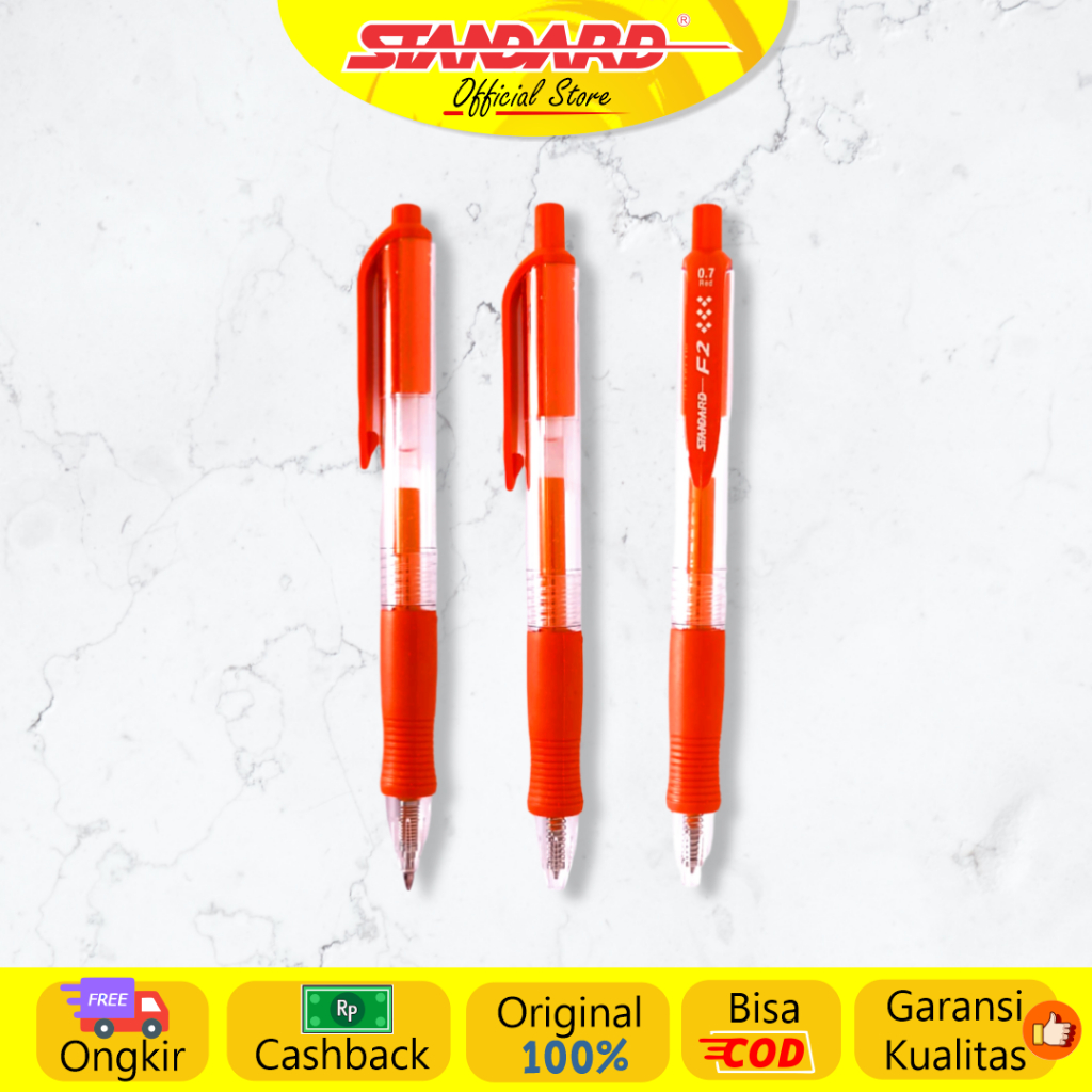 Standard - Pulpen F2 0.7 ( Alat Tulis / Pen / Ballpoint / Pena ) (5)