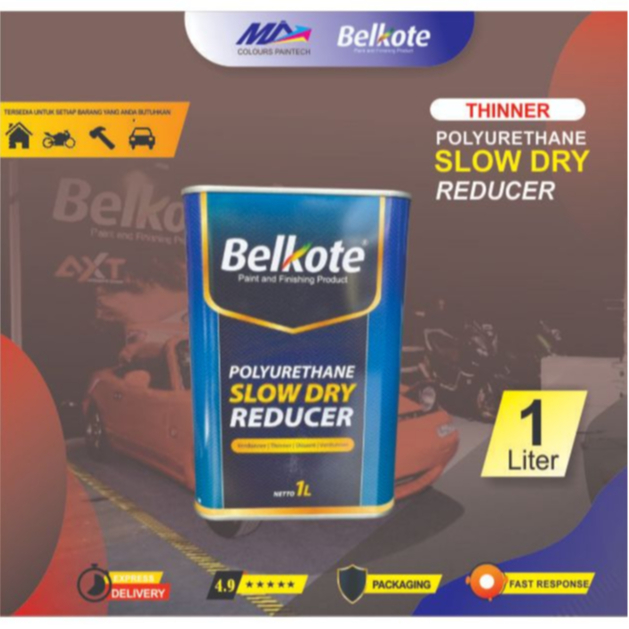 Jual [TERMURAH !! PROMO] THINER BELKOTE PU SLOW DRY REDUCER 1 LITER ...