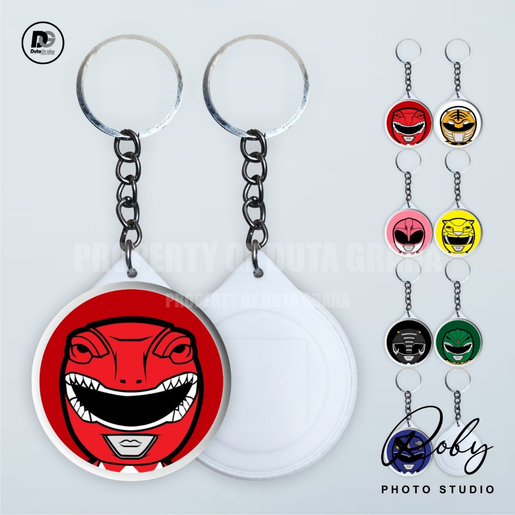 Jual [KEYRING PRESS] POWER RANGERS SUPERHERO Gantungan Kunci Keychain ...