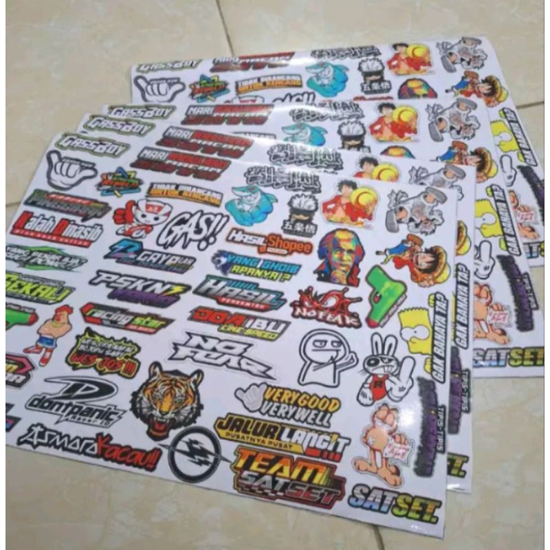 Jual stiker kecil kecil stiker kata kata racing murah | Shopee Indonesia