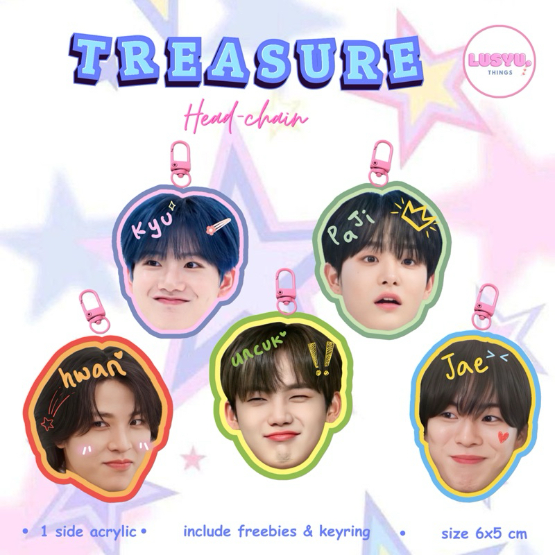 Jual KEYCHAIN TREASURE KEPALA jihoon junkyu junghwan hyunsuk jaehyuk yo ...