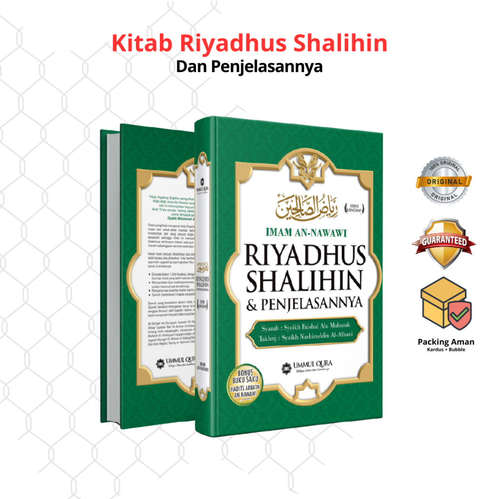 Jual Kitab Riyadhus Shalihin Terjemah dan Penjelasannya Hard Cover ...