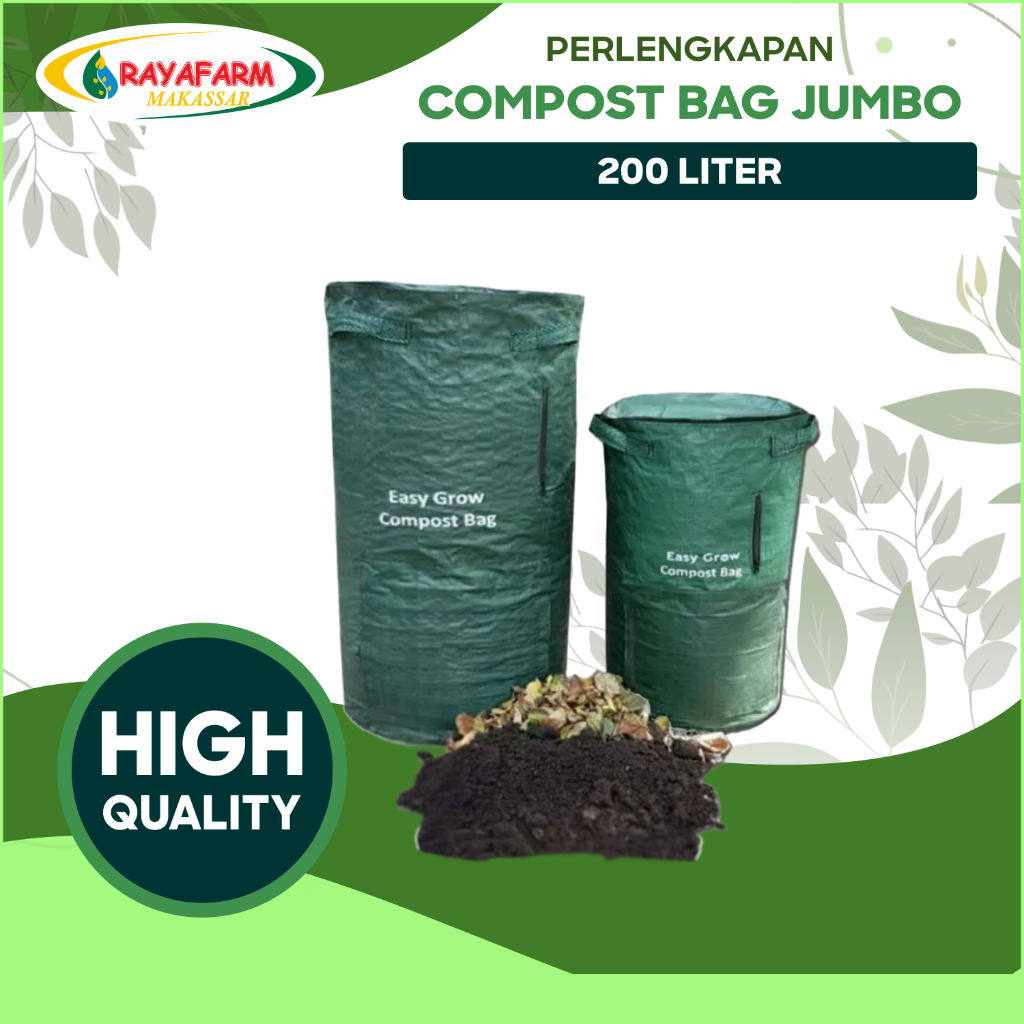 Jual Compost Bag / Tas Kompos Jumbo Ukuran 200 Liter | Shopee Indonesia