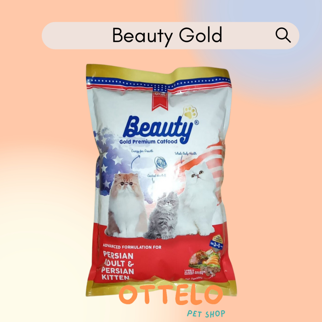 Jual Beauty Gold Premium All Stages Semua Usia / Makanan Kucing Beauty ...