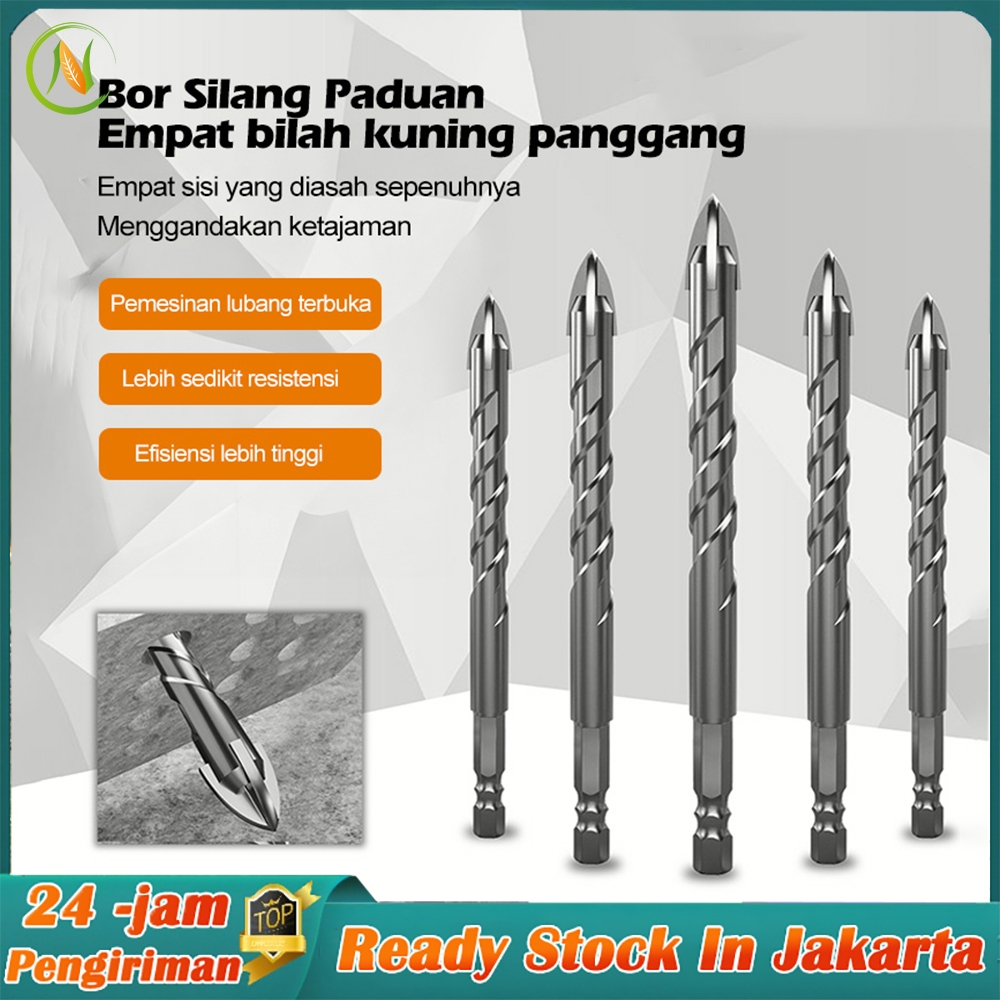 Jual 4/7 PCS Mata Bor Silang Set 3-12mm Mata Bor Karbida Serbaguna Kayu ...