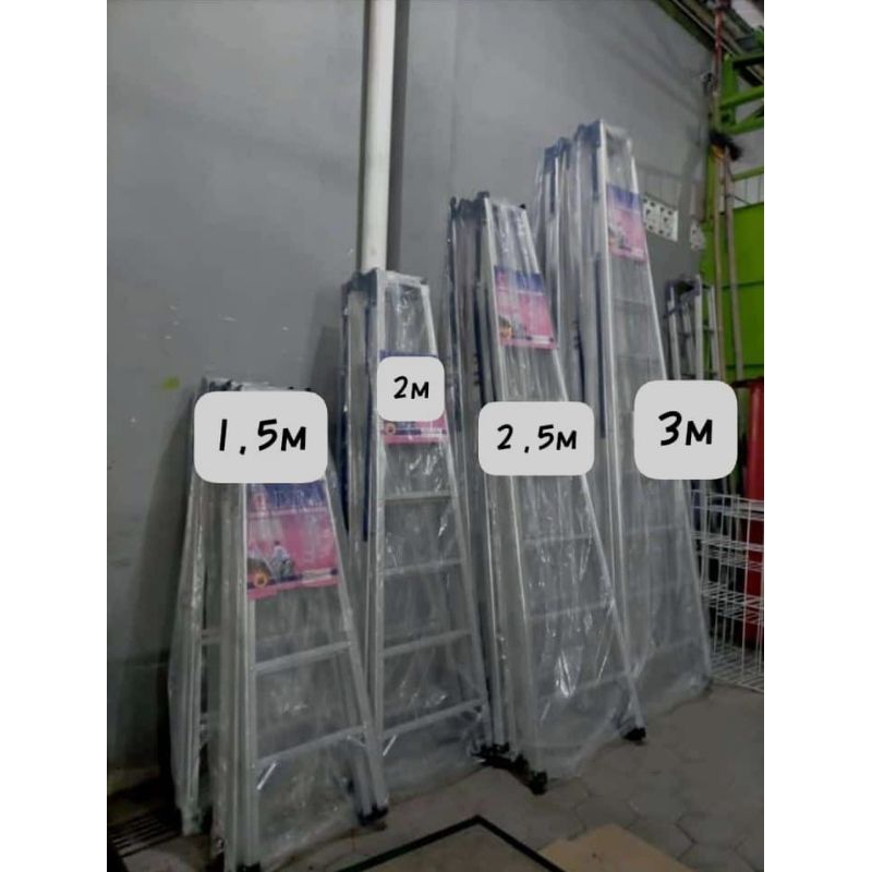 Jual Sbmsemarang - TANGGA LIPAT ALMUNIUM (HANYA SEMARANG) | Shopee