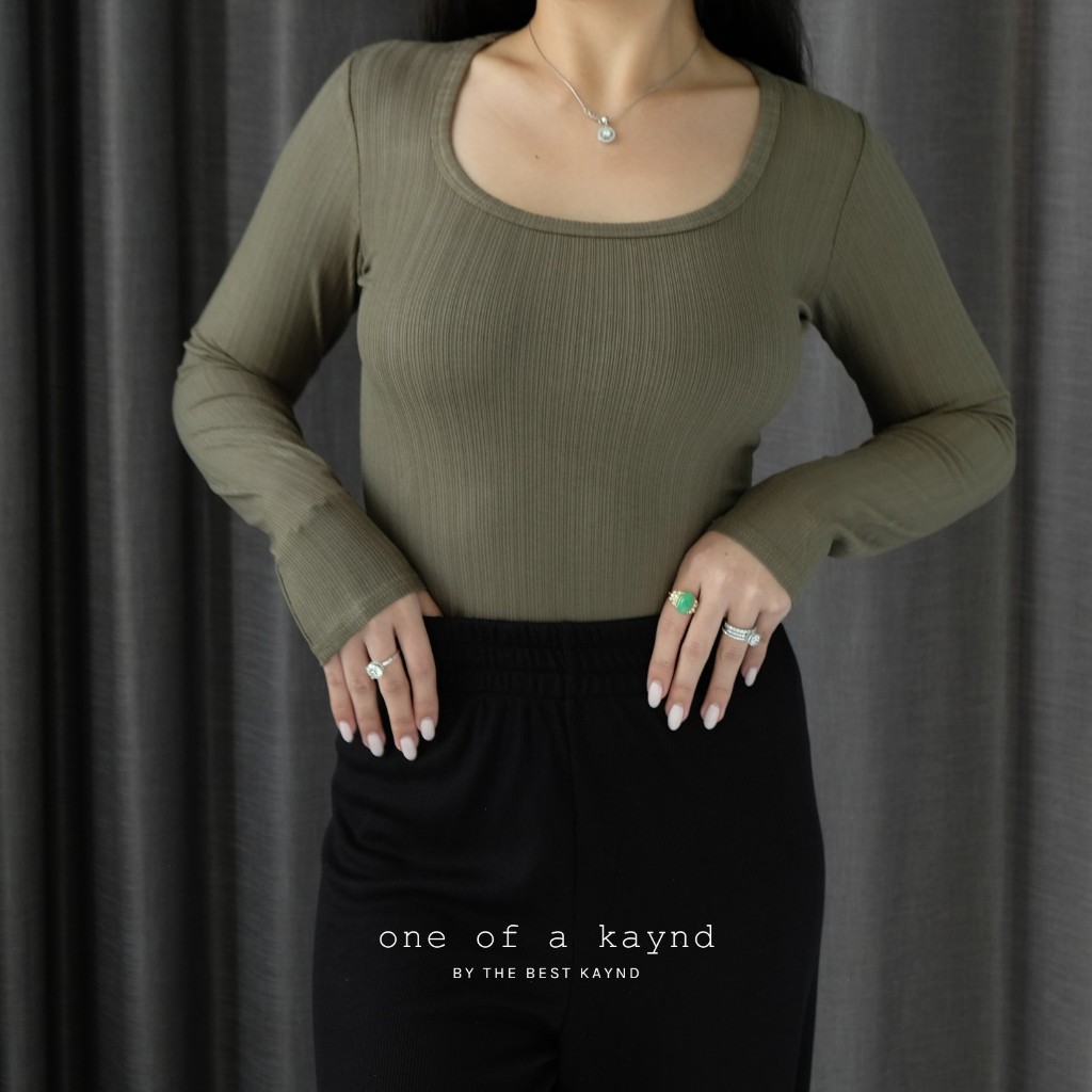 Jual Long Sleeve Pleated Top By The Best Kaynd | Shopee Indonesia