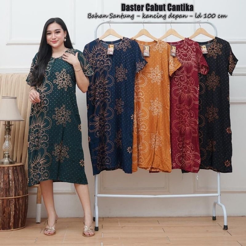 Jual Daster Cabut Santika Santung LD 100cm Kancing depan | Shopee Indonesia