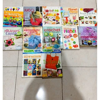 ( PROMO BUKU MURAH ORIGINAL ) Obral Buku Kreasi / Ketrampilan / Keterampilan / Kerajinan / Kreasi Kain Perca / 22 Aksesoris Hijab / Murah Original / KERAJINAN TANGAN / RAJUT / TOPI RAJUT / PEMULA /