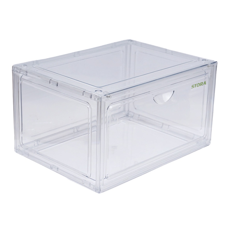 Jual berkualitas Stora Kotak Sepatu Side Open Shoe Box Storage ...