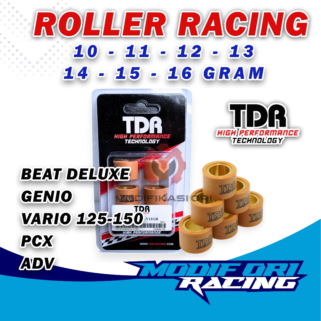 Jual ROLLER TDR TACING VARIO 125 VARIO 150 PCX ADV VARIO 160 GENIO BEAT ...